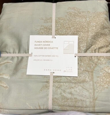 $90 • Buy Zara Home Funda Nordica Duvet Cover/94.5x86.5 In/brand New