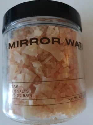 £19.99 • Buy £42 Mirror Water Soak Bath Salts 400g Full Size Himalayan Epsom Magnesium, Oils