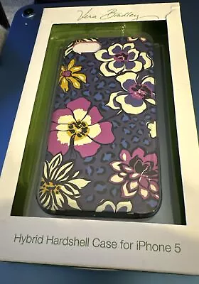 NEW VERA BRADLEY African Violet Hybrid Hard Shell Phone Case For IPhone 5 • $4.99