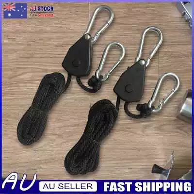 Ratchet Locking Hanger 1/8 Lift Pulley 1/2/4/6/8/10/12/14/16pcs Sky Curtain Tent • $8.93