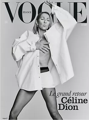 Celine Dion New French France VOGUE Mag Cover May 2024 • $23.99