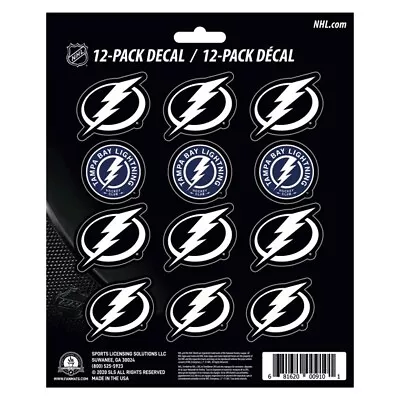 Tampa Bay Lightning NHL Vinyl Die-Cut Sticker Set / Decal Sheet *Free Shipping • $6.87