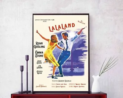 La La Land Poster Movie Poster Unframe Living Room Decor Wall Art Gift • $31.99