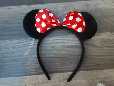 Cute Birthday Party Minnie Ears  Red/Pink Bow / Mickey Headband Mouse 17 Pieces • $6.50