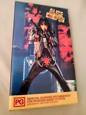 Alice Cooper - Thrash The World (VHS PG VG+) Hard Rock/Metal • $13.99