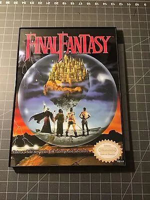 Final Fantasy 1 Framed Nintendo Cover Art Print Poster  RPG Video Game 11x15 • $34.99