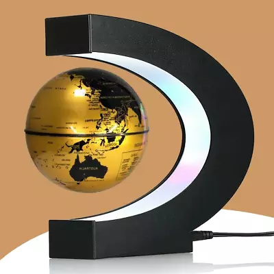 Magnetic Levitation Floating Globe LED Light Office Decor Levitating Globes Desk • $38.99