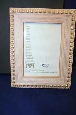 Beautiful Fine Italian Moulding Pink Wood Decorative 5  X 7  Picture Frame Bnib • $24.99