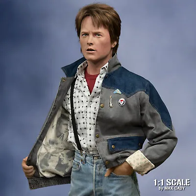 Screen Accurate Denim Jacket BACK TO THE FUTURE Marty McFly Michael J. Fox • $249