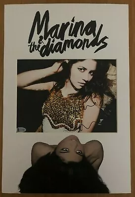 Marina And The Diamonds   *HAND SIGNED*   Mounted Display  ~  Beckett BAS • $186.49