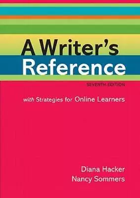 A Writer's Reference With Strategies For Online Learners - Spiral-bound - GOOD • $10.34