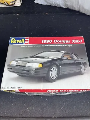 Revell 1/25 Scale 1990 Cougar XR-7 Plastic Model Kit #7185 Can Be Built 2 Ways • $19.99