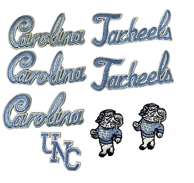 Lot (8) Vintage University North Carolina Tarheels Patches UNC Ram Mascot Script • $49.95