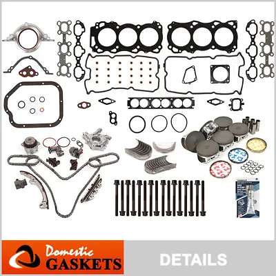Fit 01-04 Nissan Pathfinder Infiniti QX4 3.5L Master Engine Rebuild Kit VQ35DE • $399