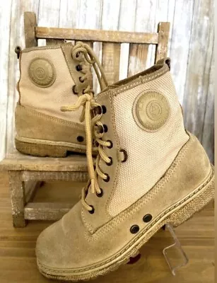 Women’s Candies Vtg. Genuine Suede Combat Style Boots Sz 8.5 Worn Twice! • $19.99