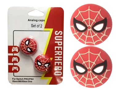 $9.90 • Buy Spider-Man Thumb Grips For Switch Pro/ PS4/ XBOX ONE/360 Toggle Cover PS5 Caps