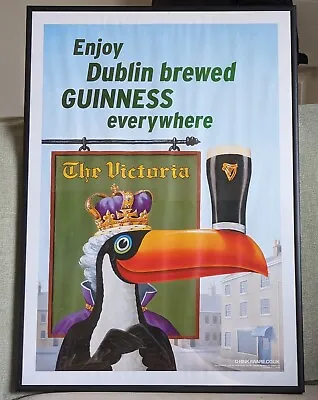 £40 • Buy Guinness Advertising Rare Framed Poster 2006 Dublin Brewed Pub Edition Look