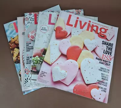 Martha Stewart Living Magazine Lot Of 5 ALL 2017 • $13.75