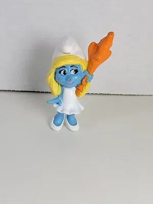 2013 McDonalds Happy Meal Toy The Smurfs Smurfette Pvc Toy Figure • $2.39