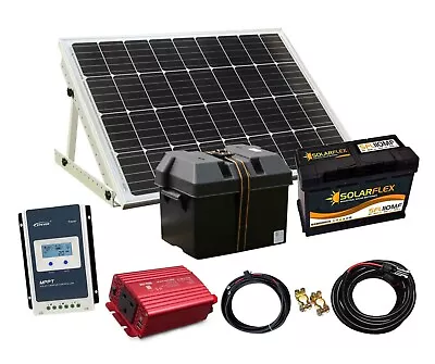 Off Grid Solar Kit Electricity Generator Controller Battery Inverter MPPT 80/500 • £369.99