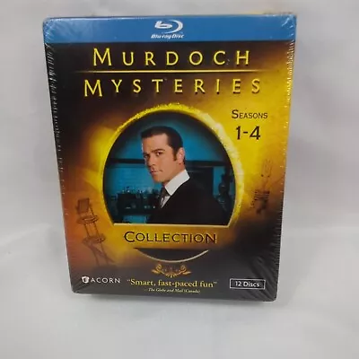 MURDOCH MYSTERIES COLLECTION: SEASONS 1-4 BLU-RAY New DVDs Acorn TV Series • $49.95