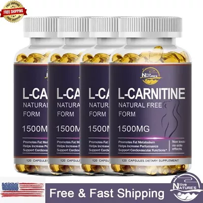 4 X 120Caps ACETYL L-CARNITINE 1500mg Nervous System Health Antioxidant CAPSULES • $38.50