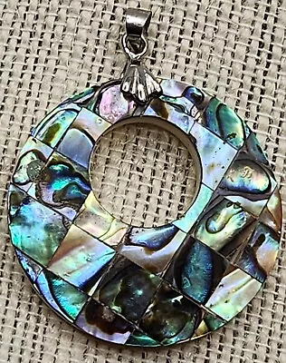 18kt Gp Abalone Pendant Mother Of Pearl  • $7