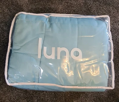 £23 • Buy New Luna Weighted Blanket For Adults 9kg - 152x203cm - Double/King (Baby Blue)