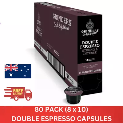 Grinders Double Espresso Coffee Pods Caffitaly Machine Capsules X 80 FREE SHIP • $55.95