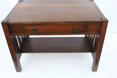 Art And Craft Mission  Quarter Sawn Oak Desk Writing Table C. 1900 • $1920