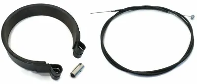 4  BRAKE BAND & CABLE Kit For Go Kart Cart Car Mini Bike ATV Quad Four Wheeler • $18.71