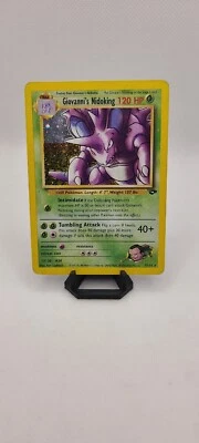 $20 • Buy Pokemon GIOVANNI'S NIDOKING Card GYM CHALLENGE Set 7/132 Holo Rare