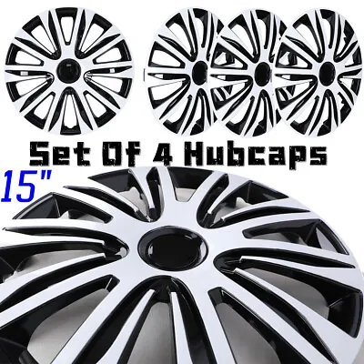 15  Set Of 4 Universal Wheel Rim Cover Hubcaps Snap On Car Truck SUV To R15 Tire • $45.99