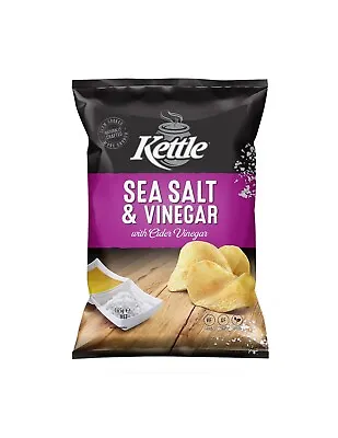 Kettle Sea Salt & Vinegar 165g • $7.95