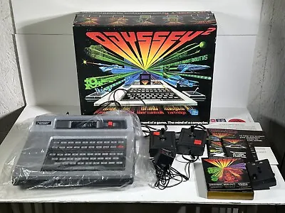 VINTAGE Magnavox Odyssey 2 Game Gaming Console W Game Cables EUC OEM Box Tested • $275