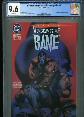 Vengeance Of Bane Special #1  (1st Bane)  CGC 9.6 WP  (Batman)   • £144.73