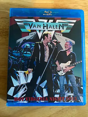 Van Halen - Hot Virginia Night 2015 Live Blu-ray Eddie Edward David Lee Roth • $16.55