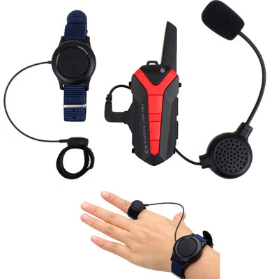 $77.70 • Buy X3plus Motorcycle Helmet Wireless Walkie Talkie IP54 2Way Radio UHF PTT Controls