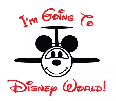 $22.99 • Buy I'm Going To Disney World Shirt Family Vacation Airplane Mickey Mouse Minnie