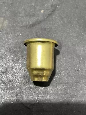 SOLID BRASS UNF FLARED CANDLE CUP NEW OLD STOCK 1 .30 Inch Tall X 1.16 Inch Wide • $2.50