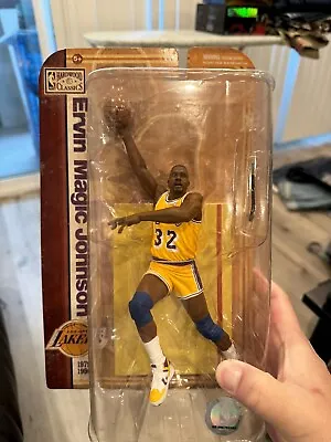 McFarlane ~ NBA Legends ~Magic Johnson ~ LAKERS ~ Yellow Variant Jersey • $190