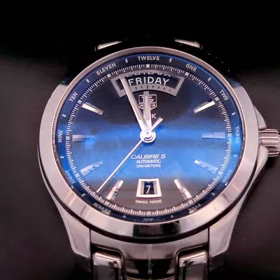 TAG Heuer Link Blue Men's Watch - WJF2010 • $1199.99