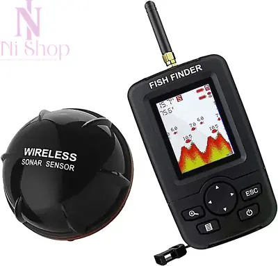 Fish Finder Portable Depth 100m Smart Wireless Sonar Sensor Lake Sea Beach River • $87.50