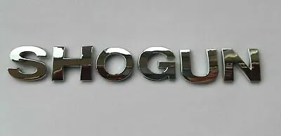Chrome 3D Self-adhesive Car Letters Badge Emblem Sticker Word Spelling SHOGUN • £7.99