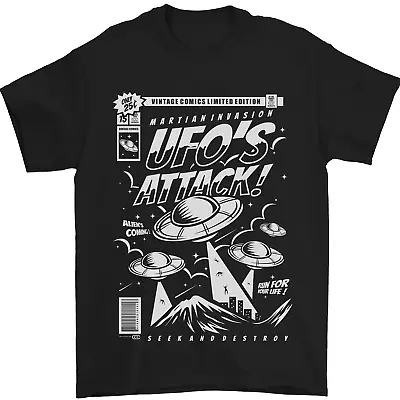 UFOs Attack! Aliens Out Of Space Mens T-Shirt 100% Cotton • $23.42