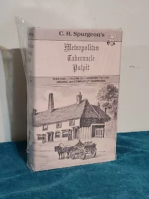 CH Spurgeon Metropolitan Tabernacle Pulpit 1884 Volume 30  (1973) Gold Binding • $49.99
