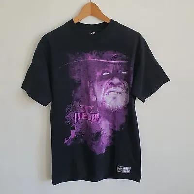 WWE Authentic Wear Undertaker Vintage 2008 T-Shirt Black Size M Medium WWF RARE • £40