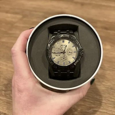 Relic Brand Vintage Men’s Black Watch New In-Box Never Worn • $40