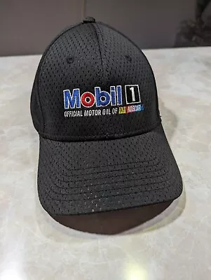 Mobil 1 Hat Nascar Logo Adjustable Black Otto Brand Jersey Style Mesh Hat • $12.99