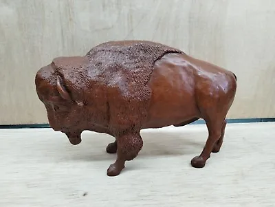 Vintage Millburn Hand Carved Resin Buffalo Figurine – Signed & Dated ‘88  A2 • $26.97